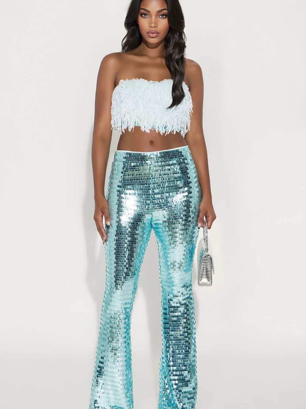 Sequin Pants Set